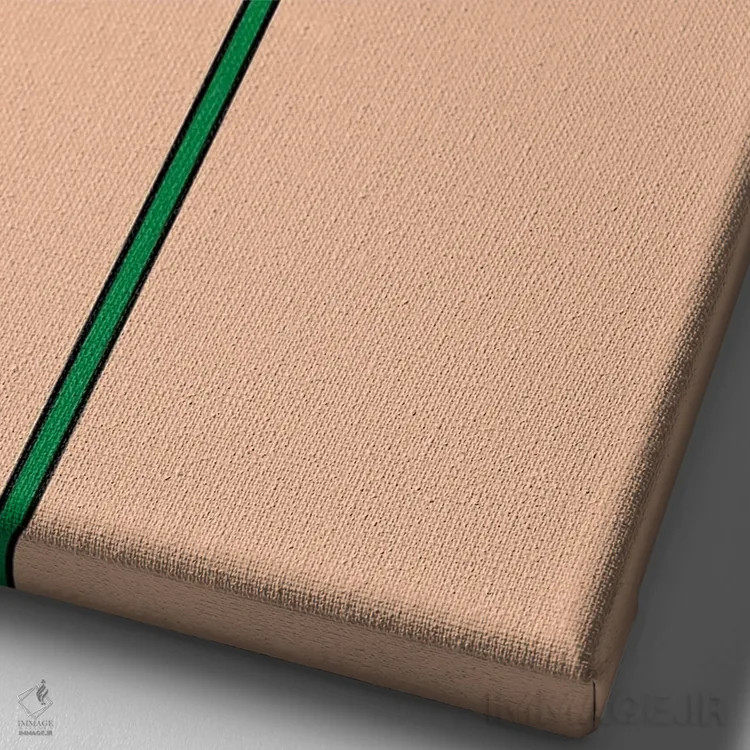 تابلو مدرن شکوفایی آوریل II اثر دیزاینز سرکا ۷۸ - نمای نزدیک بافت بوم