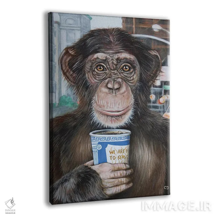 تابلو دکوراتیو قهوه صبحگاهی اثر سیندی دودس - نمای پرسپکتیو محصول