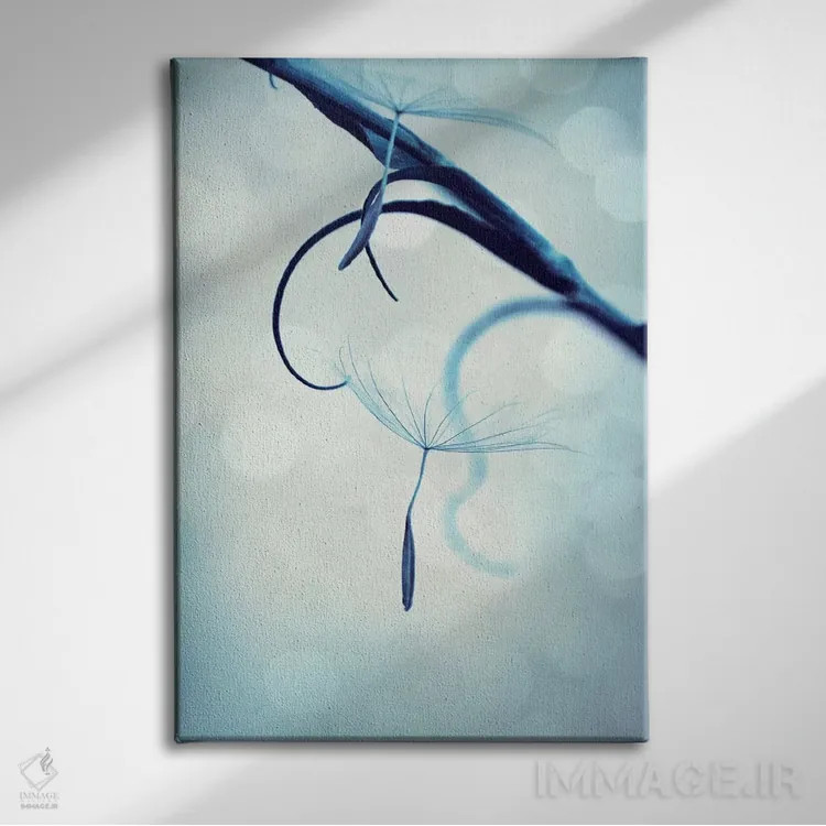 تابلو دکوراتیو شناور بودن اثر کلودیا دروسرت - نمای روبهرو روی دیوار