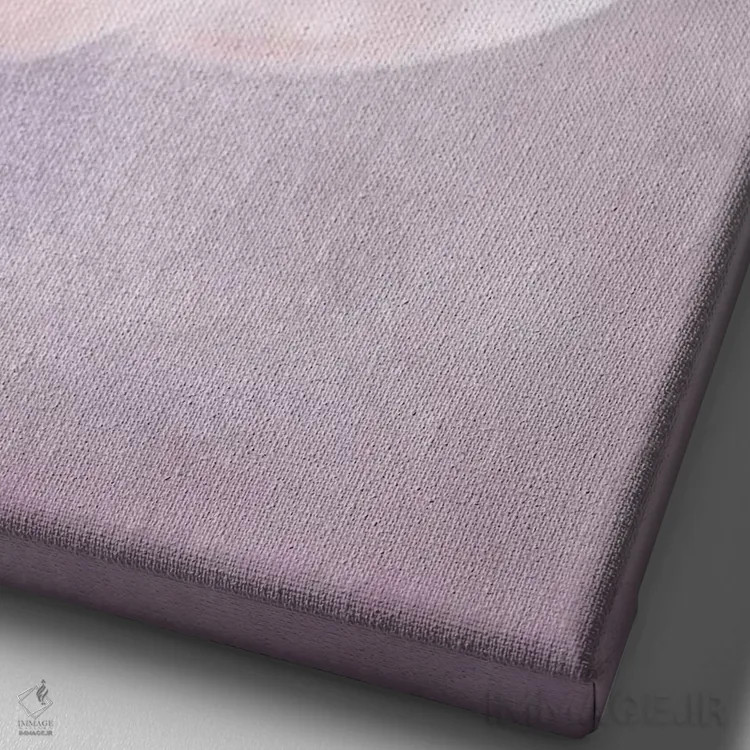 تابلو دکوراتیو آوریل اثر کلودیا دروسرت - نمای نزدیک بافت بوم