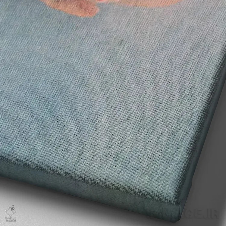 تابلو دکوراتیو خیالبافی اثر کلودیا دروسرت - نمای نزدیک بافت بوم