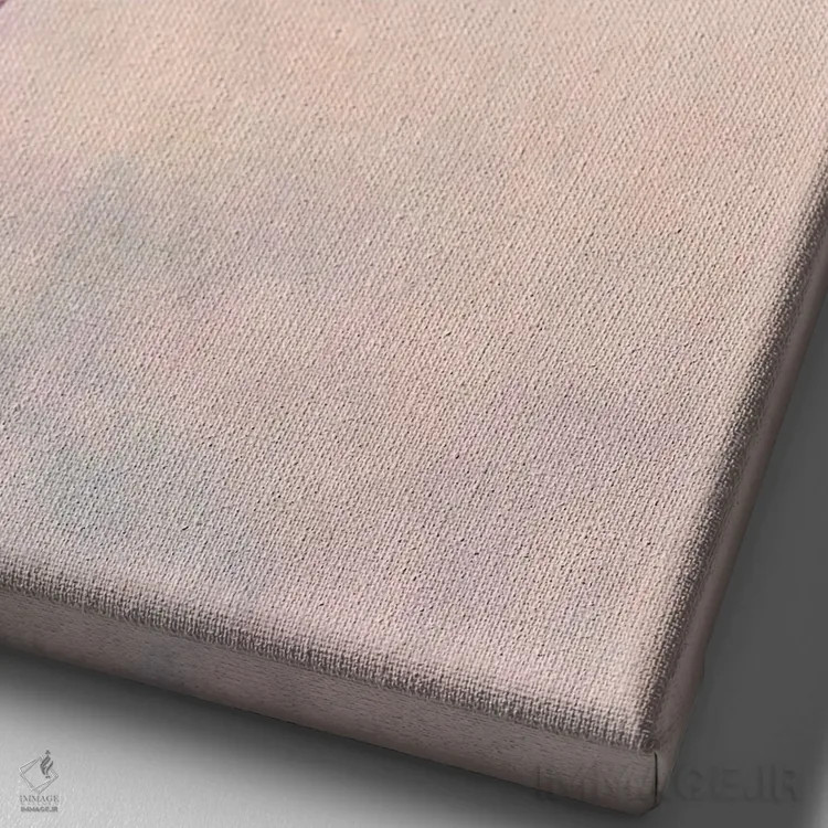 تابلو دکوراتیو مه اثر کلودیا دروسرت - نمای نزدیک بافت بوم