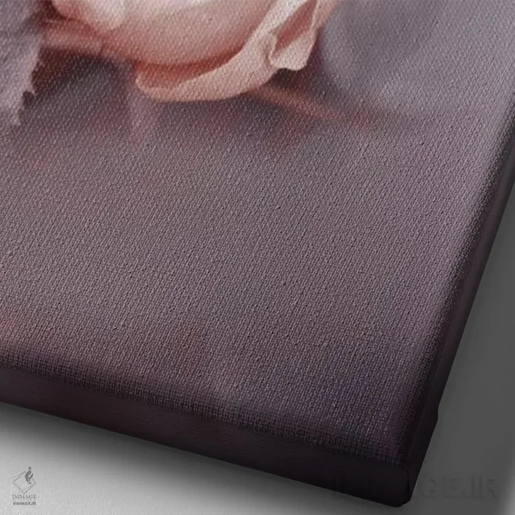 تابلو دکوراتیو نوستالژی اثر کلودیا دروسرت - نمای نزدیک بافت بوم