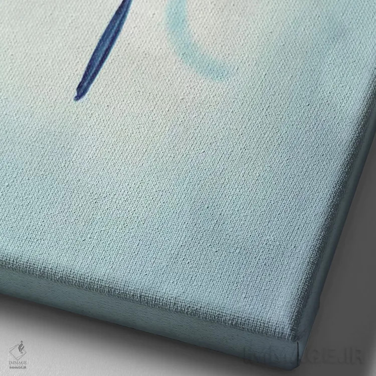 تابلو دکوراتیو شناور بودن اثر کلودیا دروسرت - نمای نزدیک بافت بوم