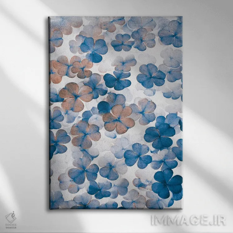 تابلو دکوراتیو شبدر اثر کلودیا دروسرت - نمای روبهرو روی دیوار