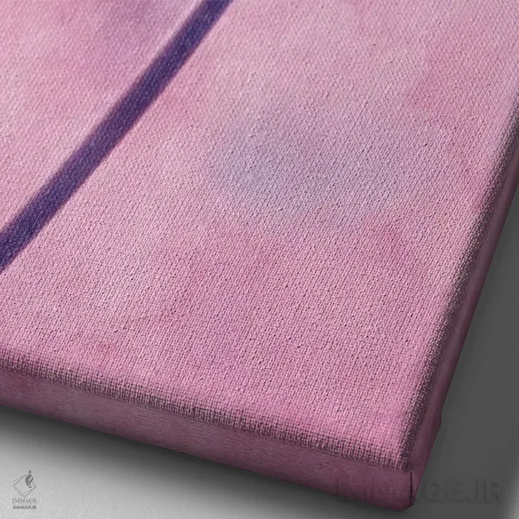 تابلو دکوراتیو لاله قرمز اثر کلودیا دروسرت - نمای نزدیک بافت بوم