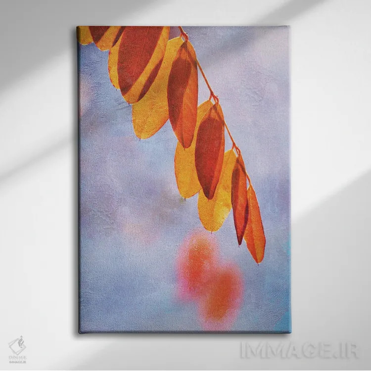 تابلو دکوراتیو نور پاییزی اثر کلودیا دروسرت - نمای روبهرو روی دیوار