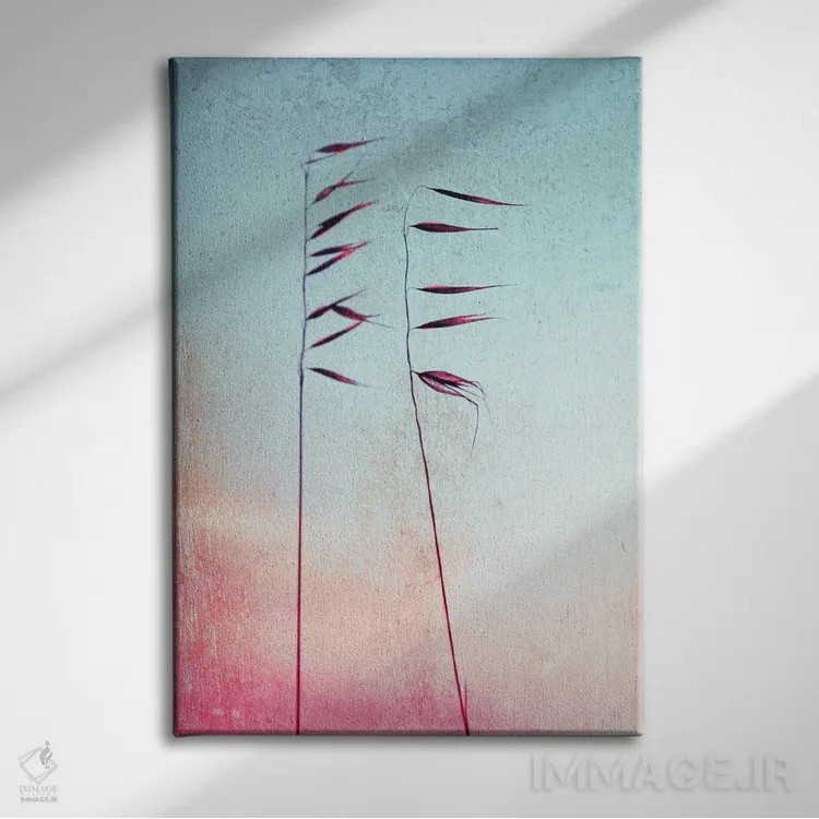 تابلو دکوراتیو نی اثر کلودیا دروسرت - نمای روبهرو روی دیوار