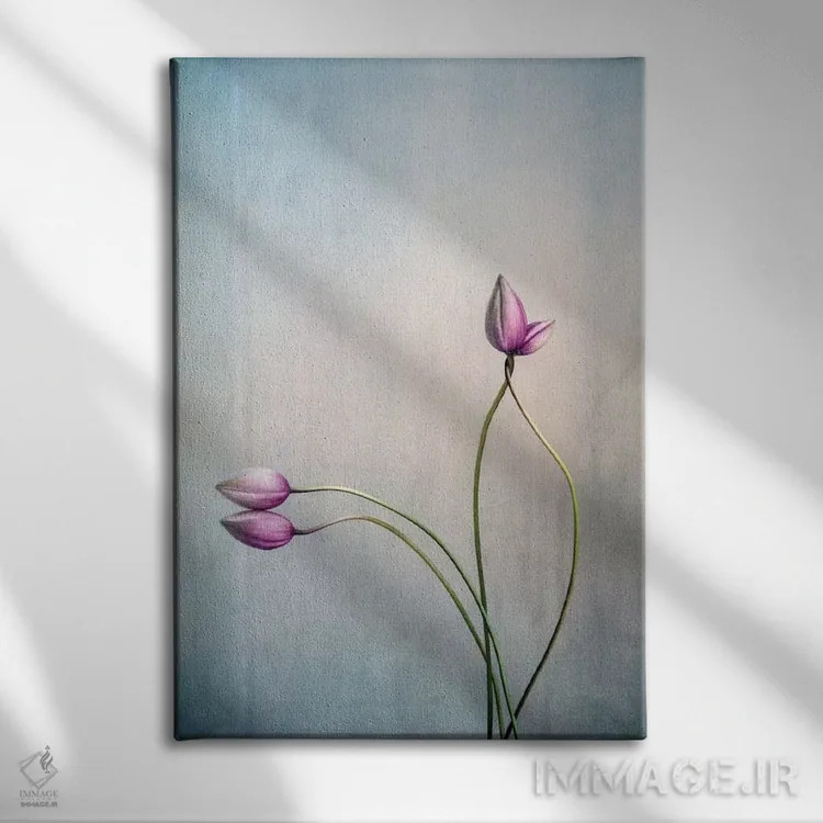 تابلو دکوراتیو عشق اثر کلودیا دروسرت - نمای روبهرو روی دیوار