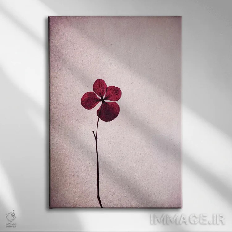 تابلو دکوراتیو هورتنسیا اثر کلودیا دروسرت - نمای روبهرو روی دیوار