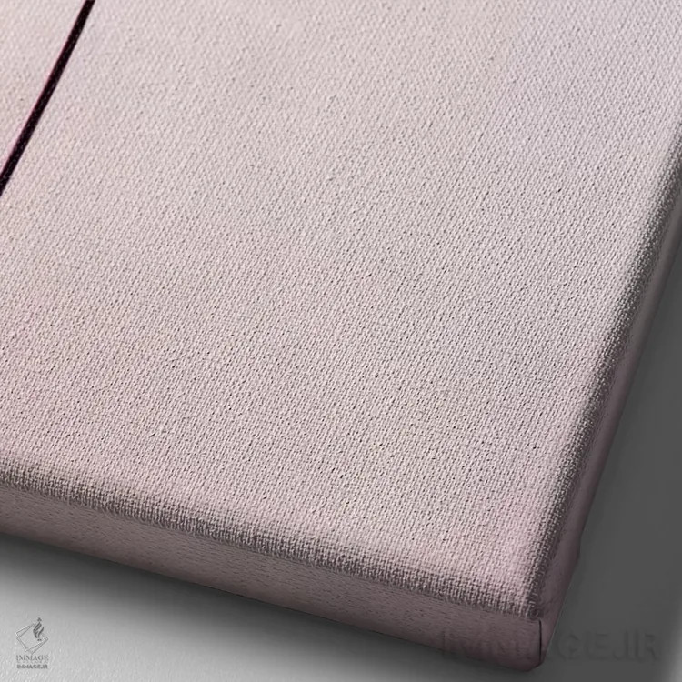 تابلو دکوراتیو هورتنسیا اثر کلودیا دروسرت - نمای نزدیک بافت بوم