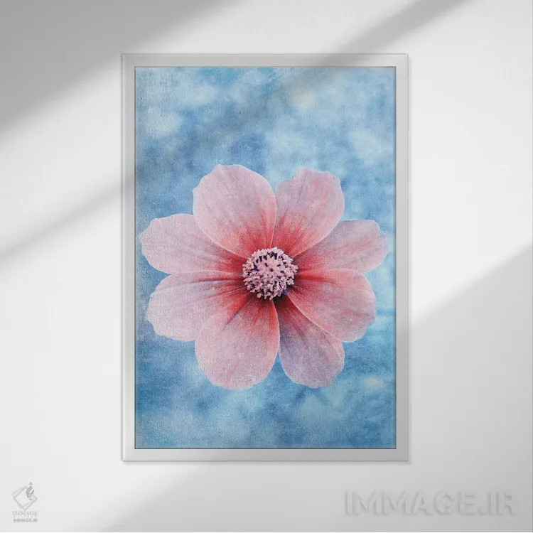 تابلو دکوراتیو ارتباط اثر کلودیا دروسرت - نمای قابدار سفید