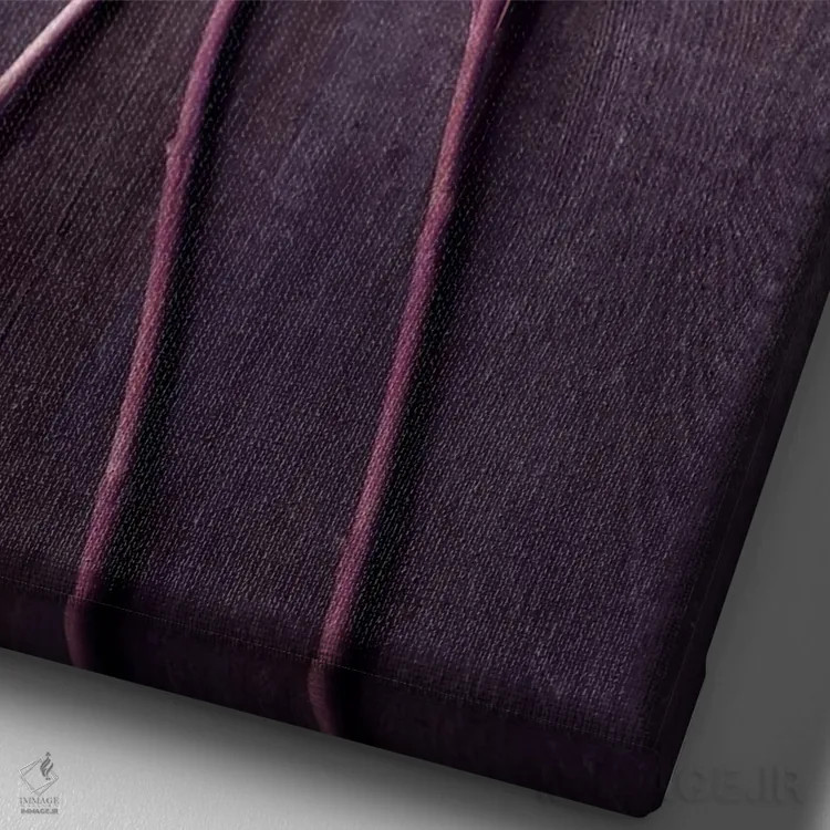 تابلو دکوراتیو رقص لاله ها اثر کلودیا دروسرت - نمای نزدیک بافت بوم