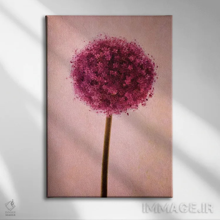 تابلو دکوراتیو آلیوم اثر کلودیا دروسرت - نمای روبهرو روی دیوار