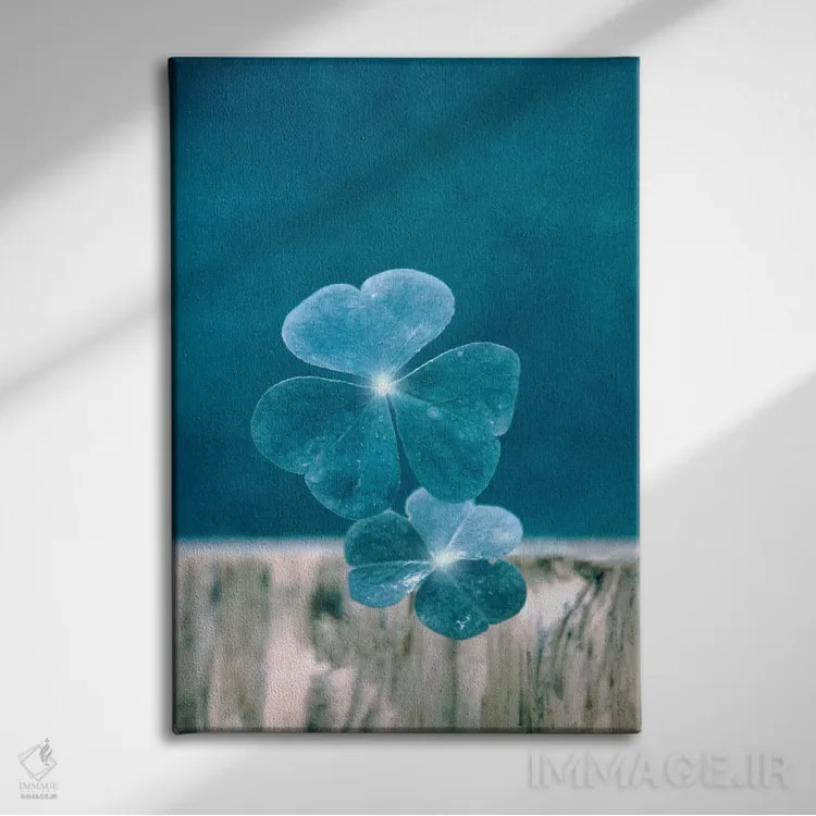 تابلو دکوراتیو خوش شانس اثر کلودیا دروسرت - نمای روبهرو روی دیوار