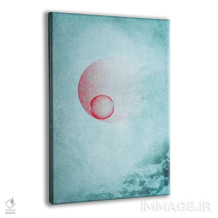 تابلو دکوراتیو شروع مجدد اثر کلودیا دروسرت - نمای پرسپکتیو محصول