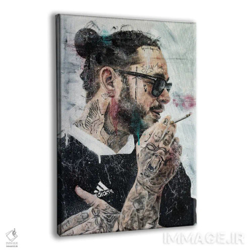 تابلو دکوراتیو پست مالون اثر کدی سن - نمای پرسپکتیو محصول