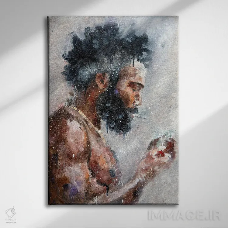 تابلو دکوراتیو چایلدیش گامبینو اثر کدی سن - نمای روبهرو روی دیوار