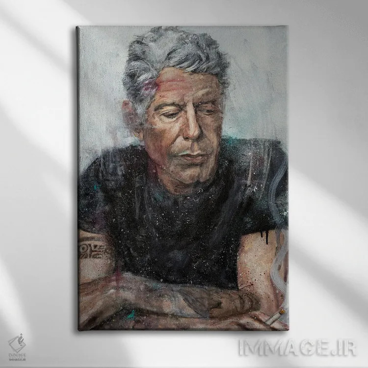 تابلو دکوراتیو آنتونی بورباور اثر کدی سن - نمای روبهرو روی دیوار