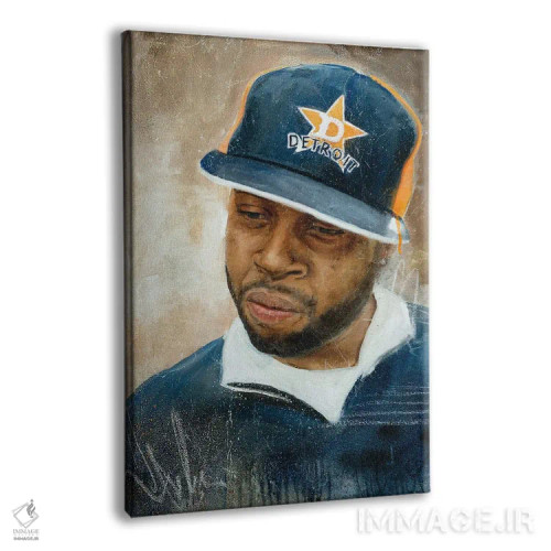 تابلو دکوراتیو جی دیلا اثر کدی سن - نمای پرسپکتیو محصول