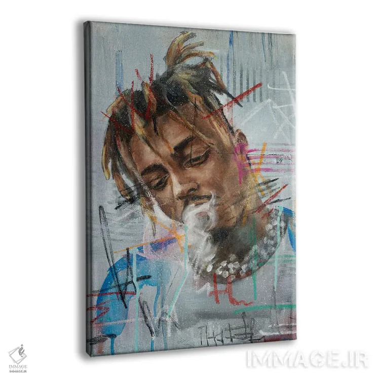 تابلو دکوراتیو جوس ورلد اثر کدی سن - نمای پرسپکتیو محصول