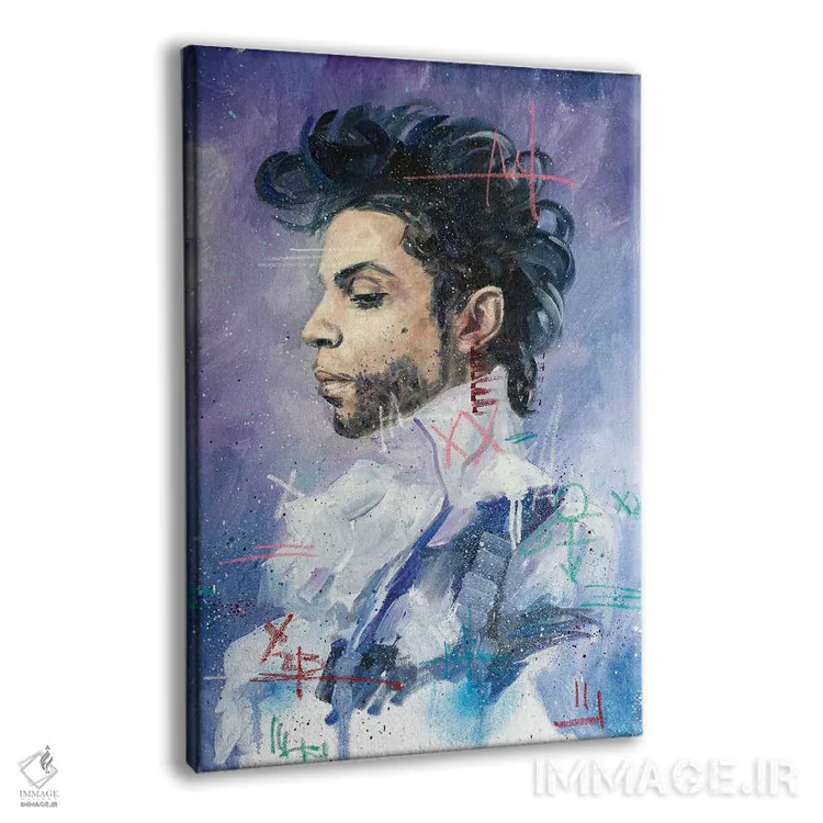 تابلو دکوراتیو پرینس اثر کدی سن - نمای پرسپکتیو محصول