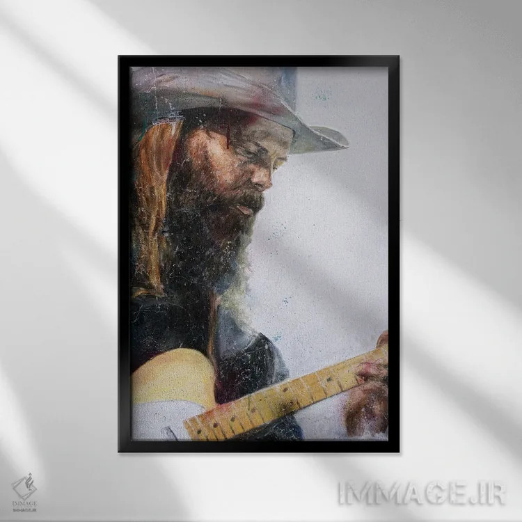 تابلو دکوراتیو استیپلتون اثر کدی سن - نمای قابدار مشکی