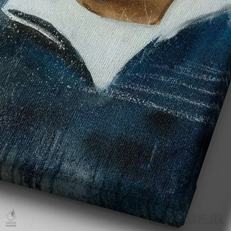 تابلو دکوراتیو جی دیلا اثر کدی سن - نمای نزدیک بافت بوم