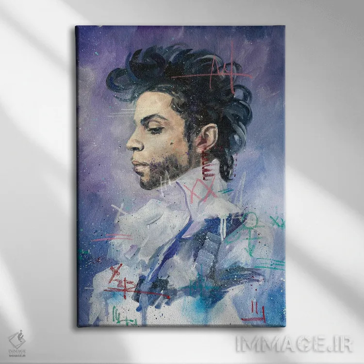 تابلو دکوراتیو پرینس اثر کدی سن - نمای روبهرو روی دیوار