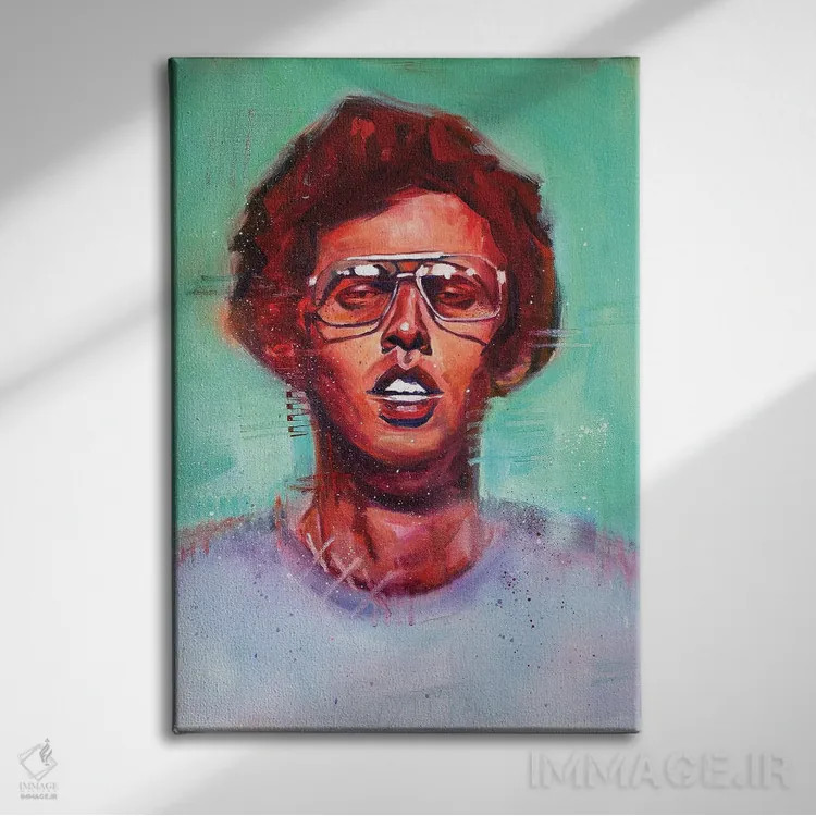 تابلو دکوراتیو ناپلئون داینامایت اثر کدی سن - نمای روبهرو روی دیوار