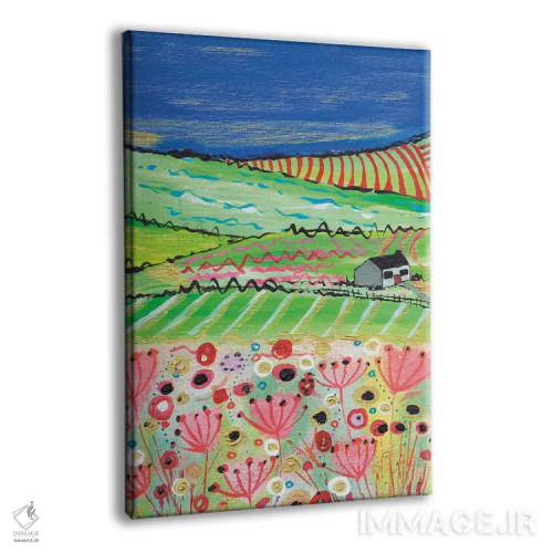 تابلو انتزاعی جاده به سمت کراس اثر کارولین دانکن آرت - نمای پرسپکتیو محصول