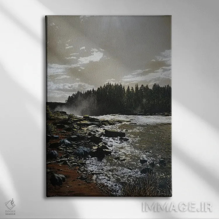 تابلو دکوراتیو درخشندگی اثر شارلوت ادر - نمای روبهرو روی دیوار