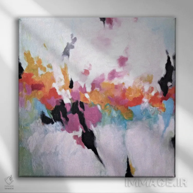 تابلو دکوراتیو اللگرا ۸ اثر رباورهاا کریستوا - نمای روبهرو روی دیوار