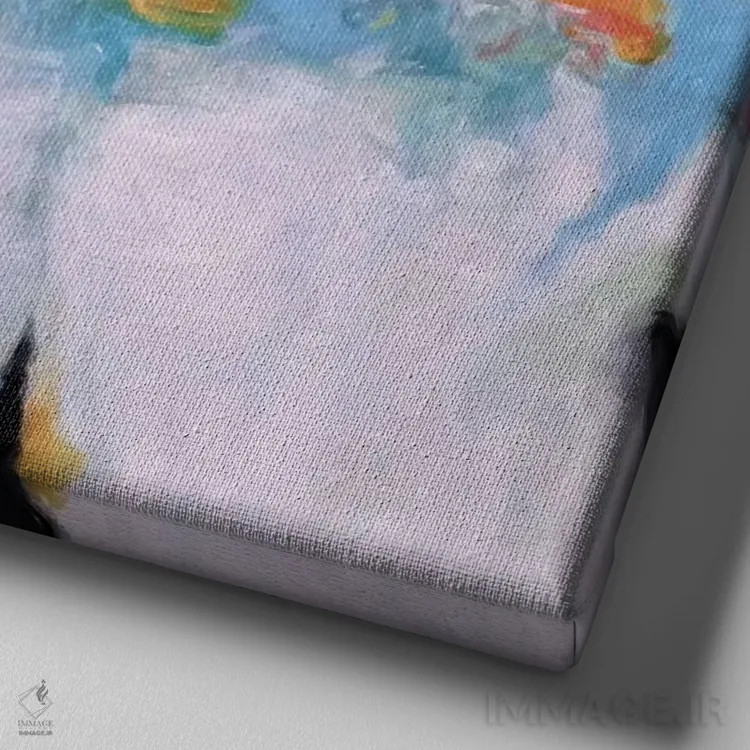 تابلو دکوراتیو اللگرا ۸ اثر رباورهاا کریستوا - نمای نزدیک بافت بوم