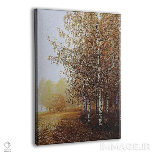 تابلو دکوراتیو چشم انداز طلایی اثر شارلوت ادر - نمای پرسپکتیو محصول