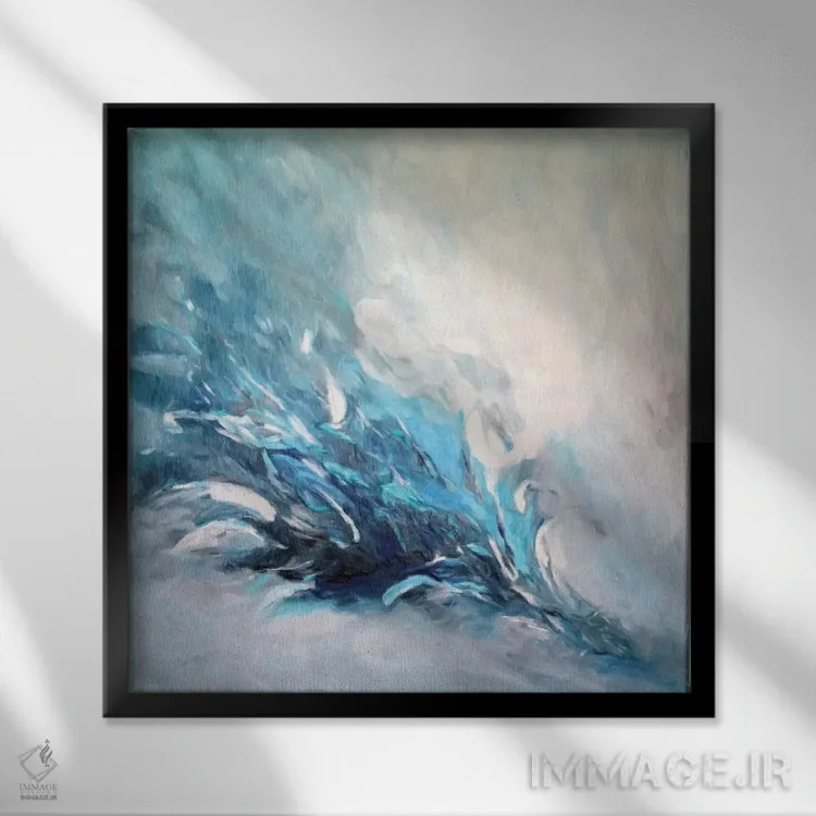 تابلو دکوراتیو بیان ۱ اثر رباورهاا کریستوا - نمای قابدار مشکی