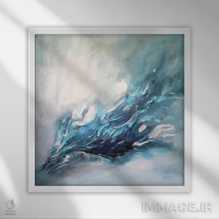 تابلو دکوراتیو بیان دوم اثر رباورهاا کریستوا - نمای قابدار سفید