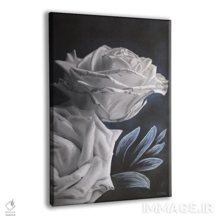 تابلو دکوراتیو رزهای اعتماد اثر شارلوت ادر - نمای پرسپکتیو محصول