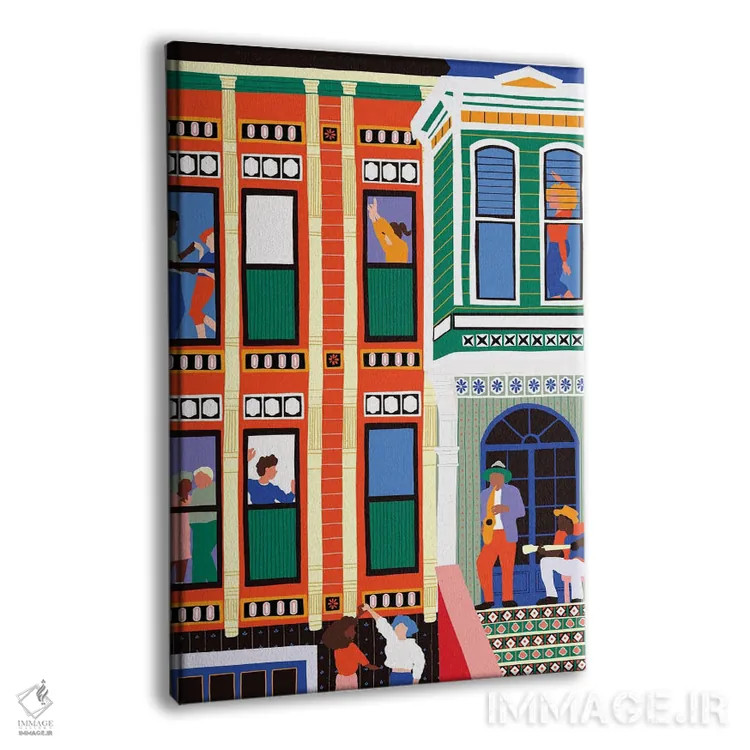 تابلو دکوراتیو خانه جز اثر جیدا الاسار - نمای پرسپکتیو محصول