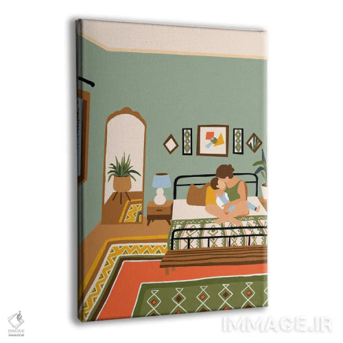 تابلو دکوراتیو خانه تابستانی اثر جیدا الاسار - نمای پرسپکتیو محصول