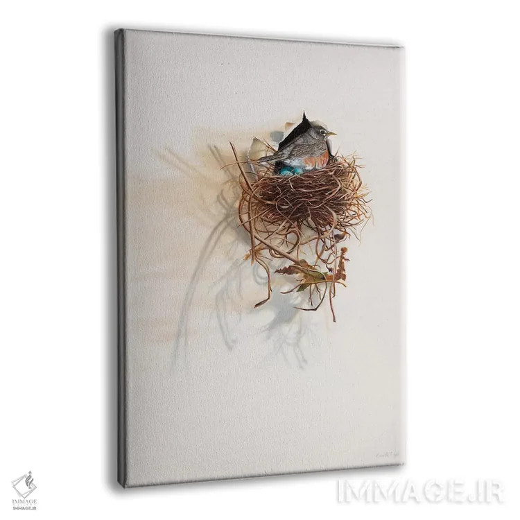 تابلو کلاسیک اتاق زیرشیروانی شهری اثر کامی یل انگل - نمای پرسپکتیو محصول