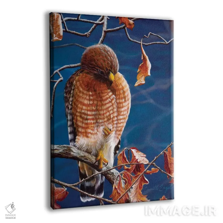 تابلو دکوراتیو افسانه پاییز اثر کامی یل انگل - نمای پرسپکتیو محصول