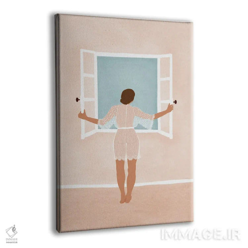 تابلو دکوراتیو نسیم صبحگاهی اثر جیدا الاسار - نمای پرسپکتیو محصول