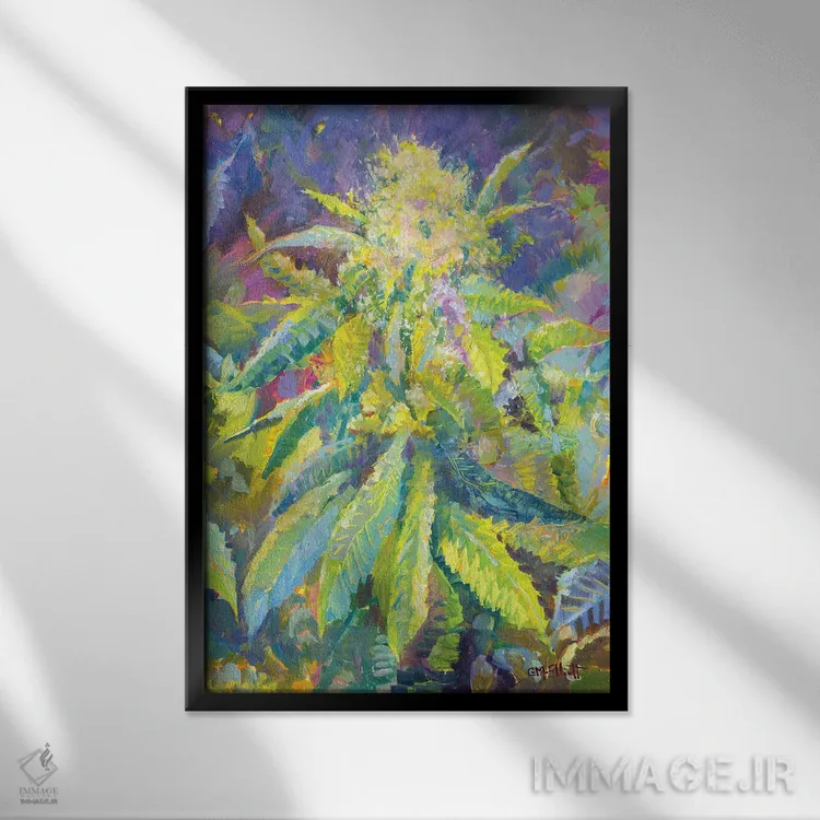 تابلو دکوراتیو امید های لی اثر کترین ام الیوت - نمای قابدار مشکی