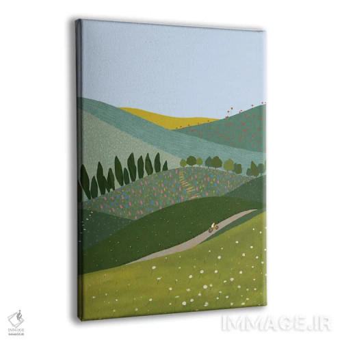 تابلو مدرن هر راهی، راه درست است اثر جیدا الاسار - نمای پرسپکتیو محصول