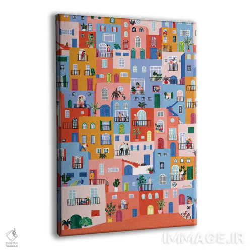 تابلو دکوراتیو در خانه با هم اثر جیدا الاسار - نمای پرسپکتیو محصول