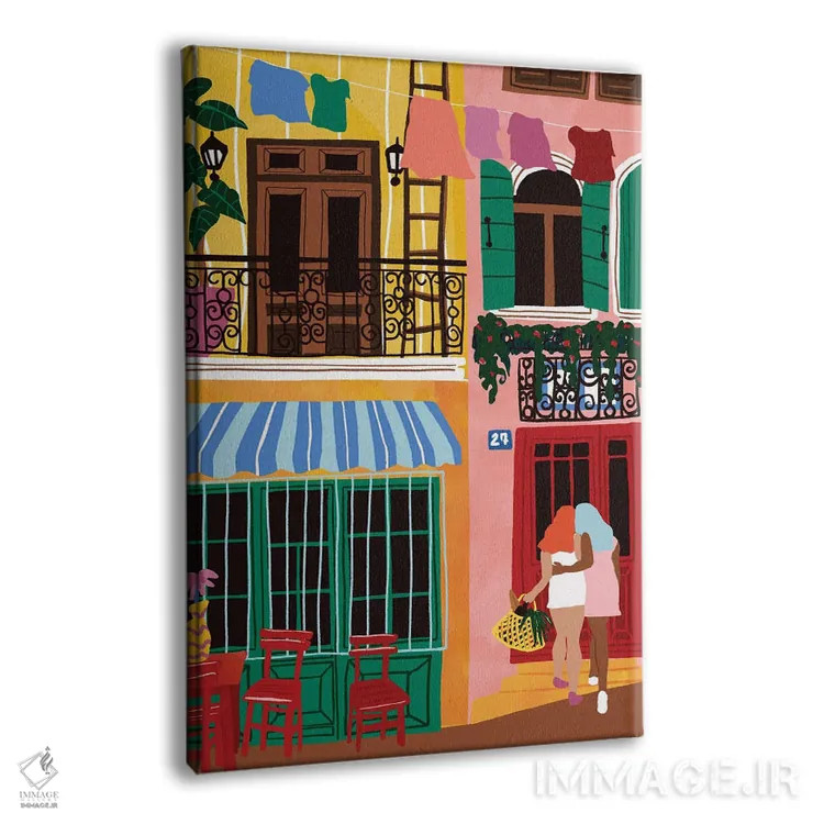 تابلو دکوراتیو مرا در آغوش بگیر اثر جیدا الاسار - نمای پرسپکتیو محصول