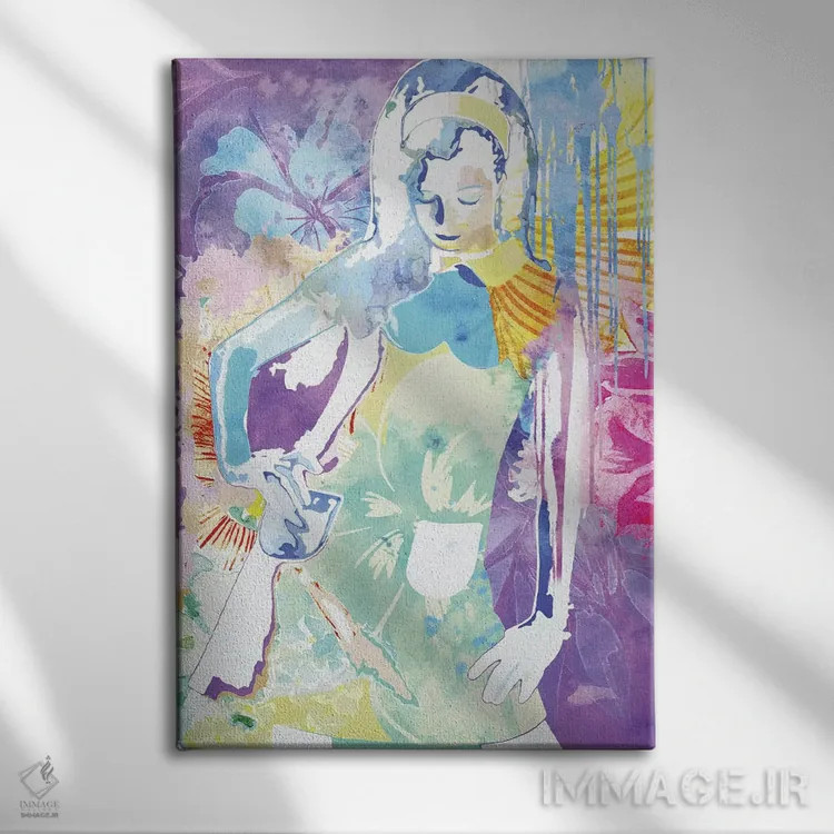 تابلو دکوراتیو بیان صلح اثر فایو بای فایو کالکتیو - نمای روبهرو روی دیوار