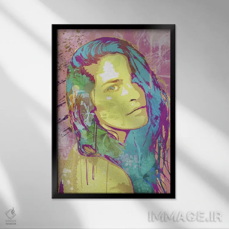 تابلو دکوراتیو پیش بینی بزرگ اثر فایو بای فایو کالکتیو - نمای قابدار مشکی