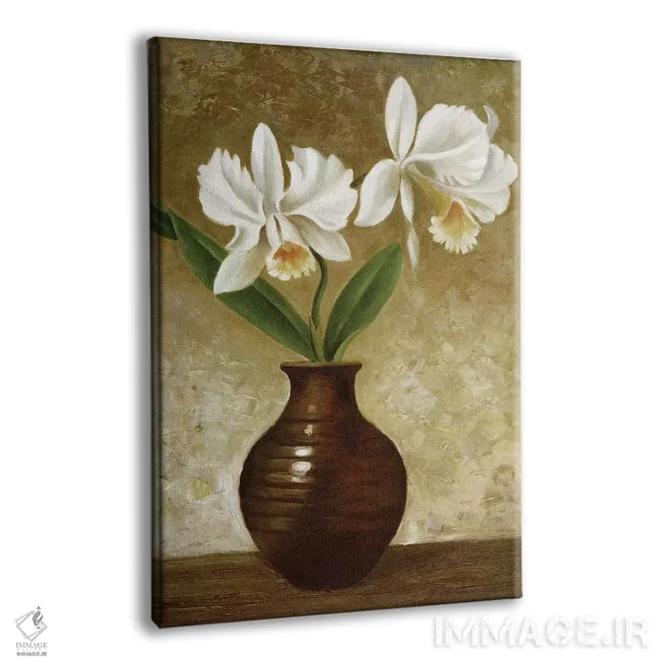 تابلو دکوراتیو ارکیده شکوفا اثر چارلز گال - نمای پرسپکتیو محصول